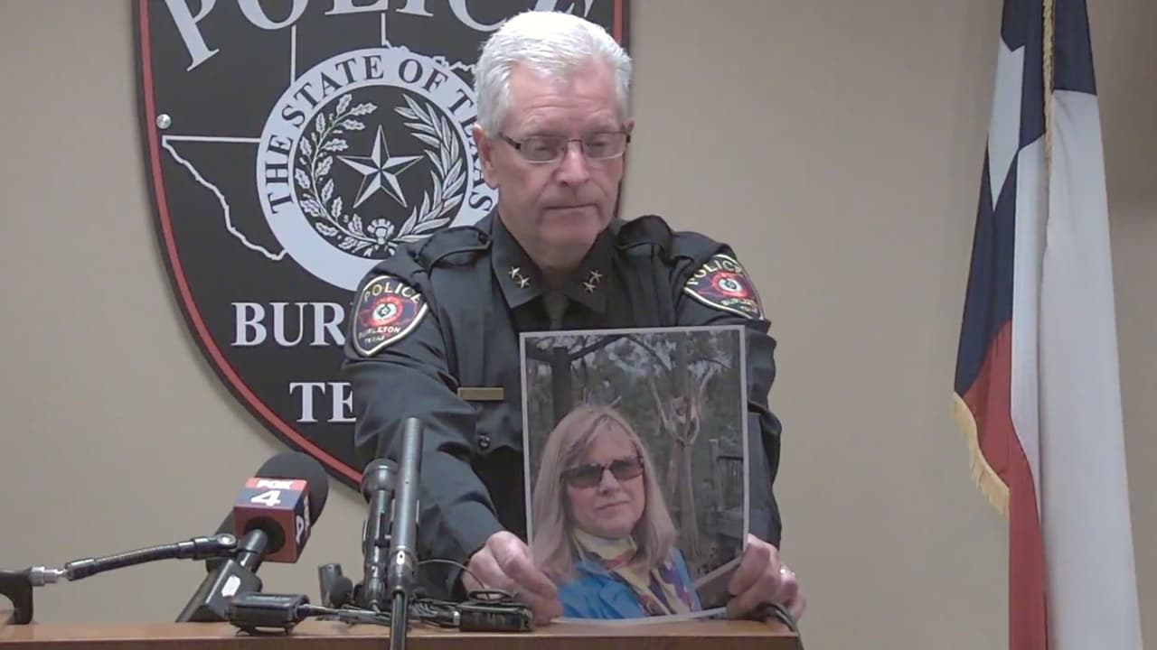 Billy Cordell, jefe de policía de Burleson, lamentó la muerte de la mujer de 64 años.