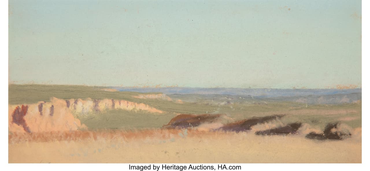 "Palo Duro Canyon No. 1", de Reaugh, también se subastó.