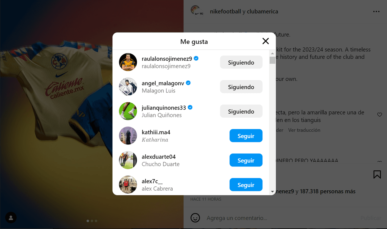 ¡Regala amor! Julián Quiñones da ‘like’ a playera del América