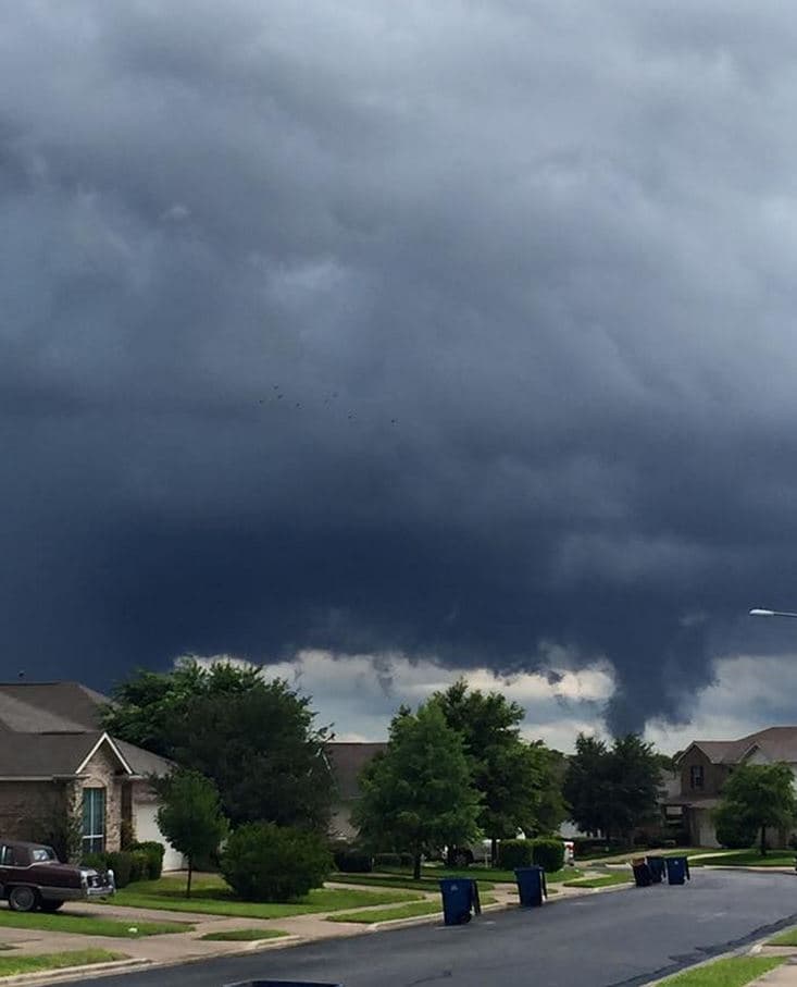 La audiencia compartió fotos del centro de Texas tras el paso de Bill.