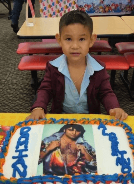 Damián tuvo una fiesta al estilo de 'Albertano'.