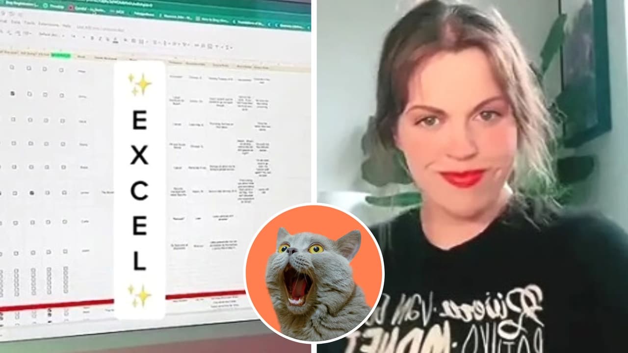 Joven revela que usa tabla de Excel para organizar a sus pretendientes y calificarlos
