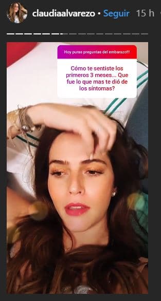 "Los primeros tres meses fueron duros porque el primer mes y medio estuve en reposo absoluto, tuve sangrados. Estuvo fuerte", indicó la también empresaria. 
<br>