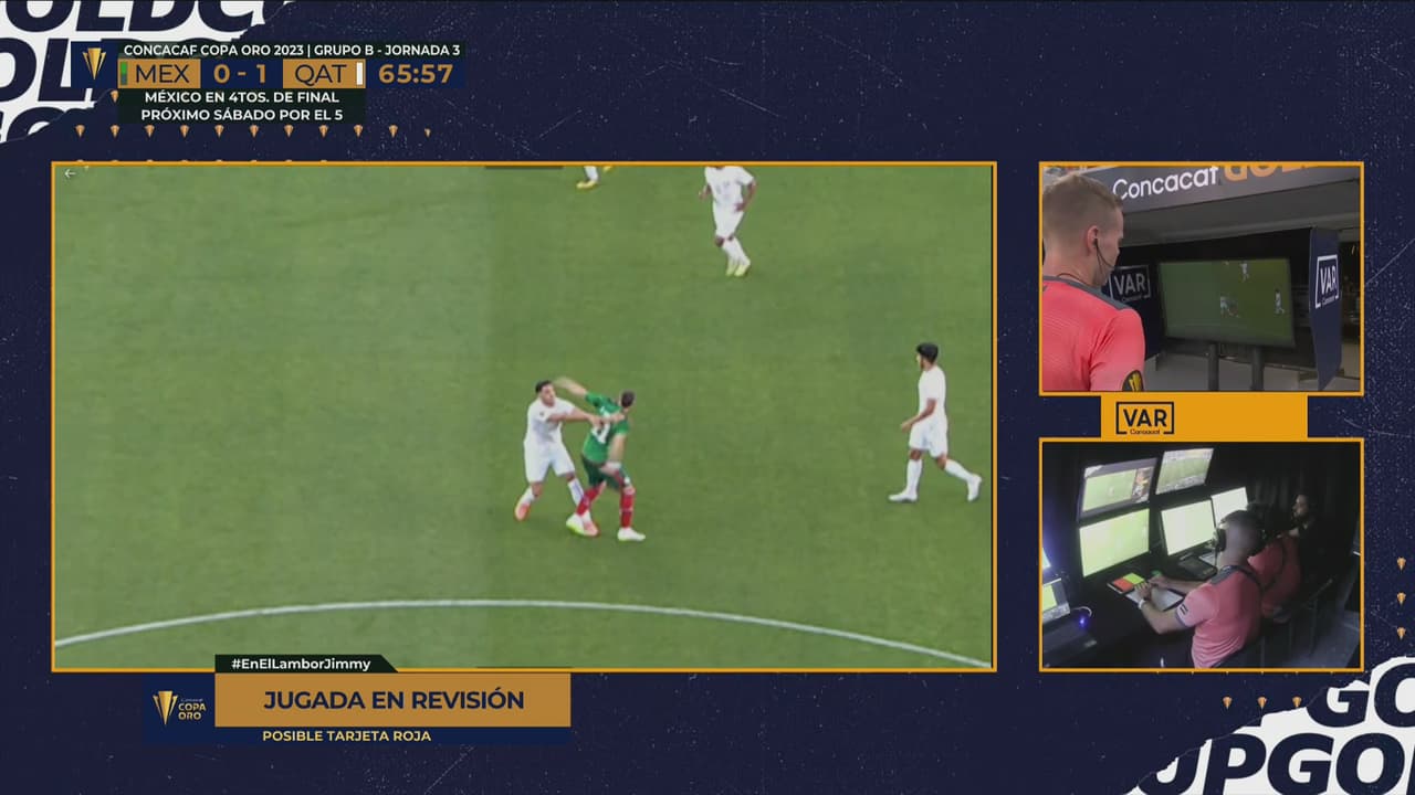 ¿Se tenía que ir? El VAR le perdona la roja a Santi Giménez