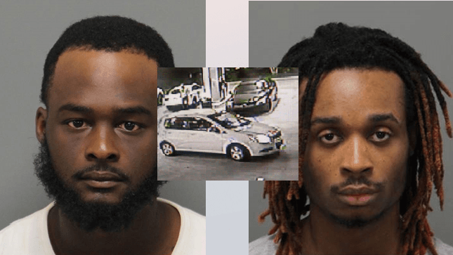 Raekwon Quazai Williams acusado de complicidad en un asesinato y Xavier Cortez Alston acusado de asesinato. Ambos fueron ubicados por el vehículo en el que se transportaban.