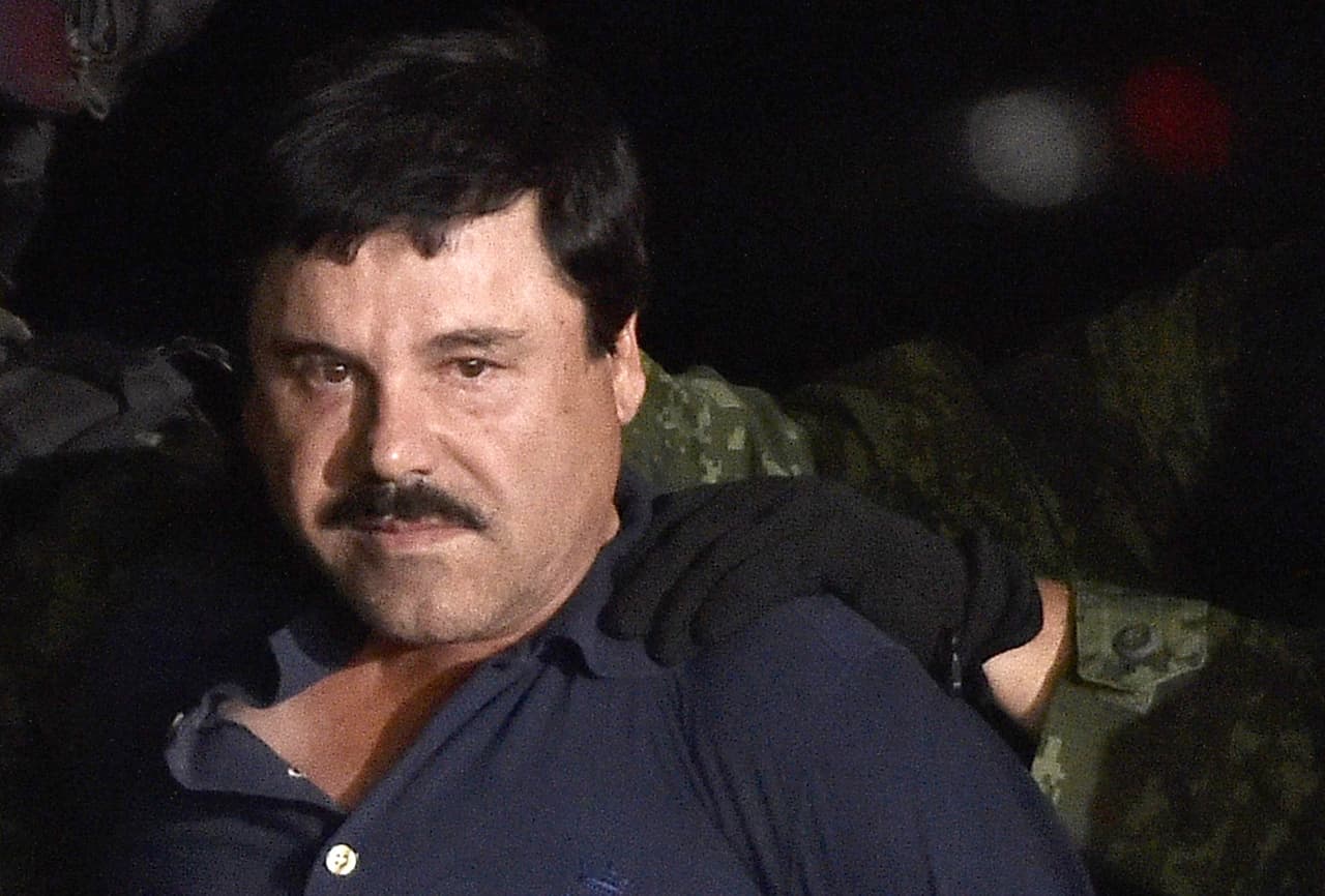 Joaquín "El Chapo" Guzmán, tras su recaptura.