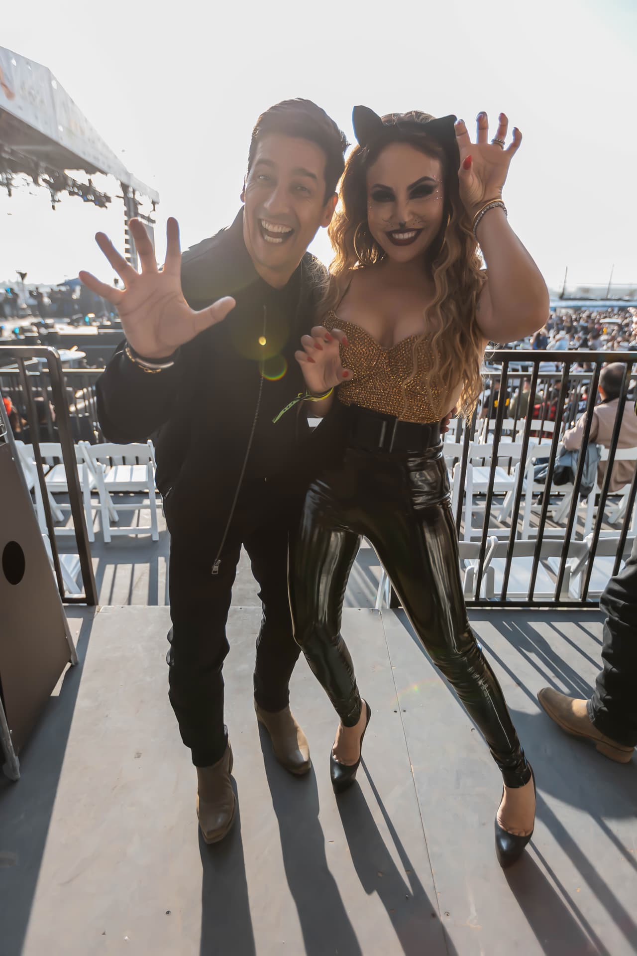 Y hasta se les unió Rafael Araneda, presentador de Enamorándonos USA.