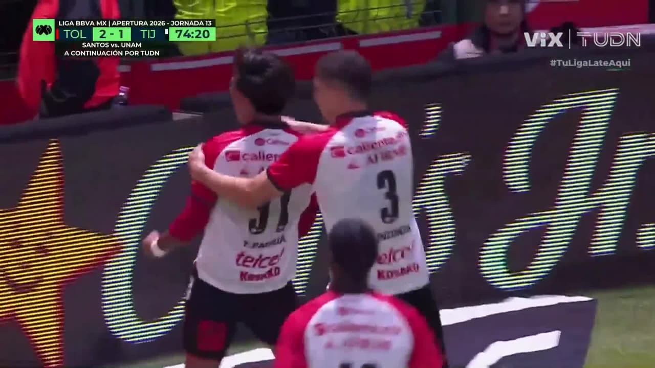 ¡Golazo de Xolos! Yael Padilla sacó un rayo de su pierna derecha