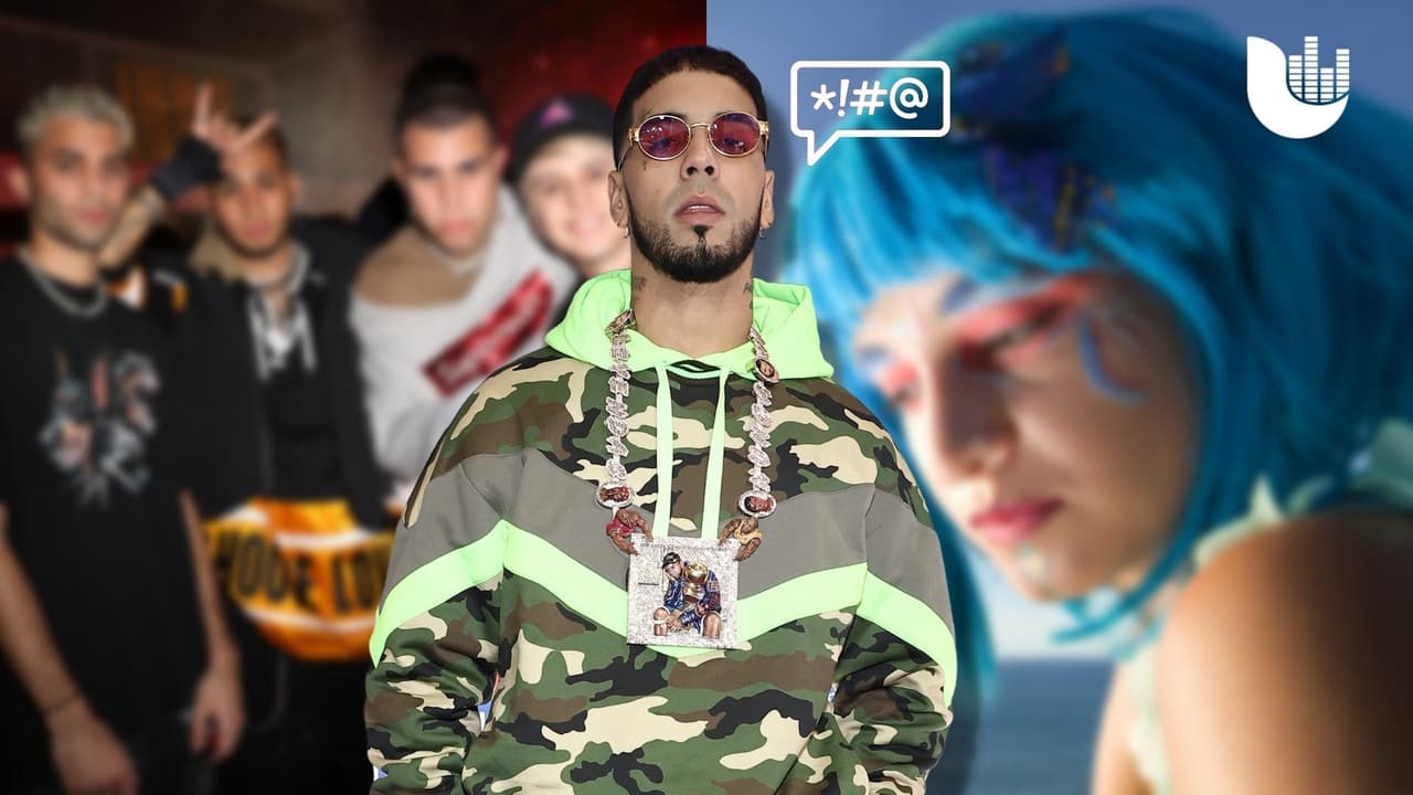 😲 Anuel AA arremete contra CNCO y una fanática de peluca azul 