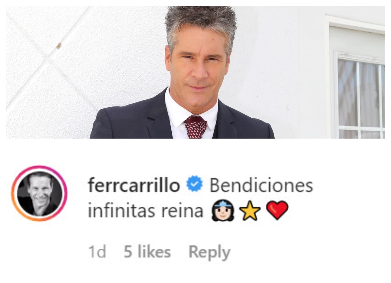 Otro famoso que le dejó un mensaje de apoyo fue 
<b><a href="https://www.univision.com/famosos/fernando-carrillo-anuncia-su-retiro-de-la-actuacion-y-revela-a-que-se-dedicara-fotos" target="_blank">Fernando Carrillo</a>. </b>
<br>