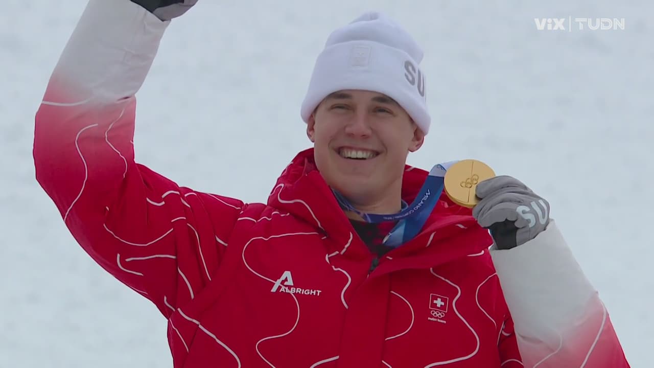 Franjo Von Allmen se cuelga su tercer oro de Milano Cortina 2026