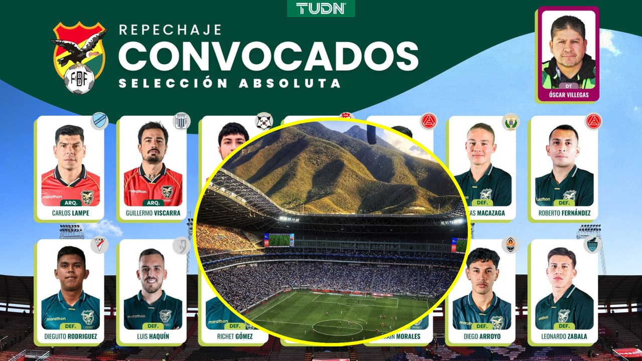 Selección de Bolivia anuncia convocatoria para juego de repechaje