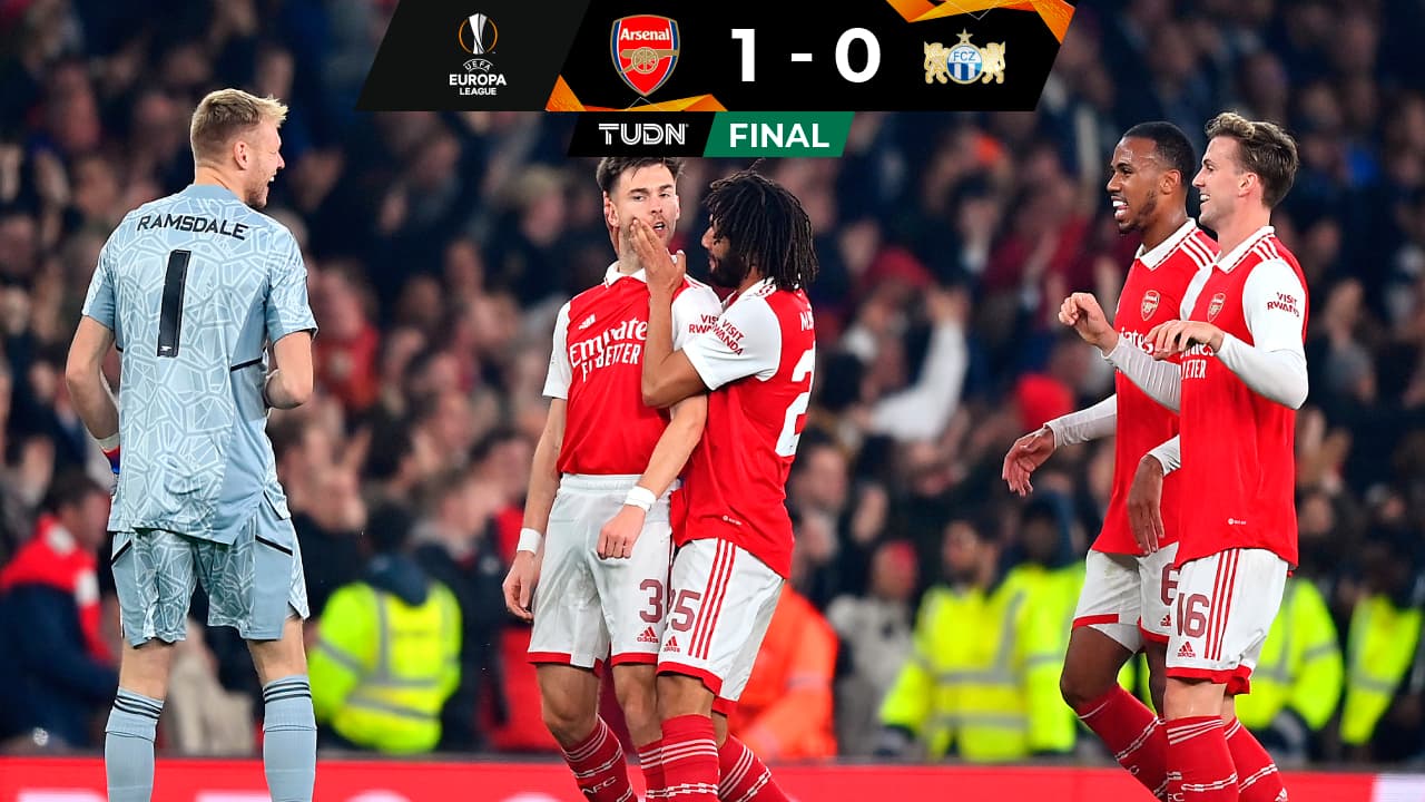 Arsenal gana y avanza como líder a Octavos de Europa League