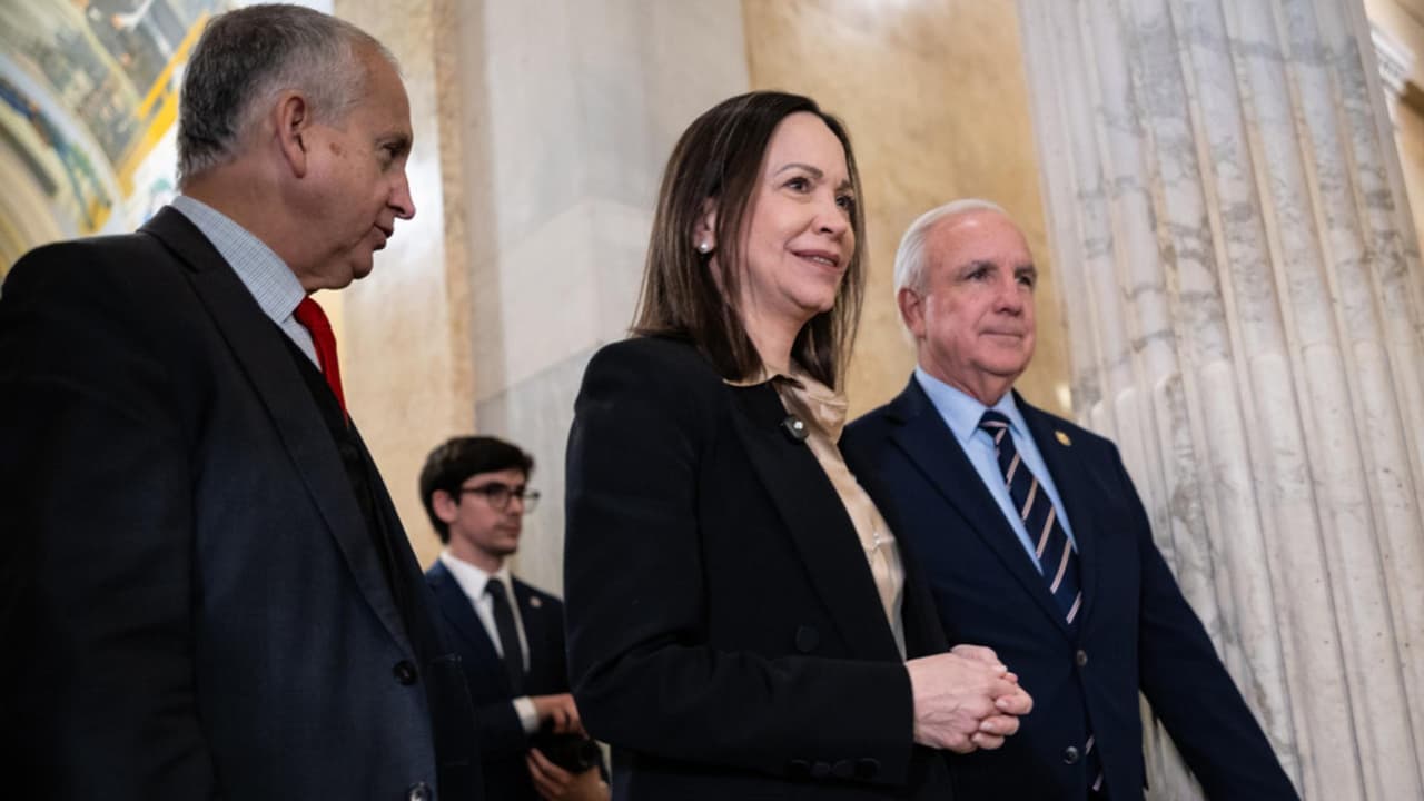 María Corina Machado se reúne en Washington con congresistas del sur de Florida