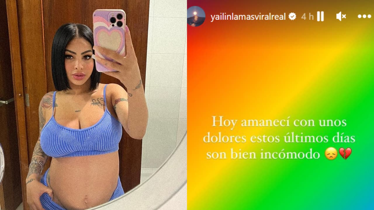 Yailin La Más Viral dio a conocer que ya tiene dolores ante el inminente nacimiento de su hija.