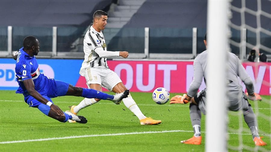 Con goles de Kulusevski, Bonucci y Cristiano Ronaldo, los de la Vecchia Signora obtienen su primer triunfo ante el Sampdoria en la primera fecha de la Serie A.