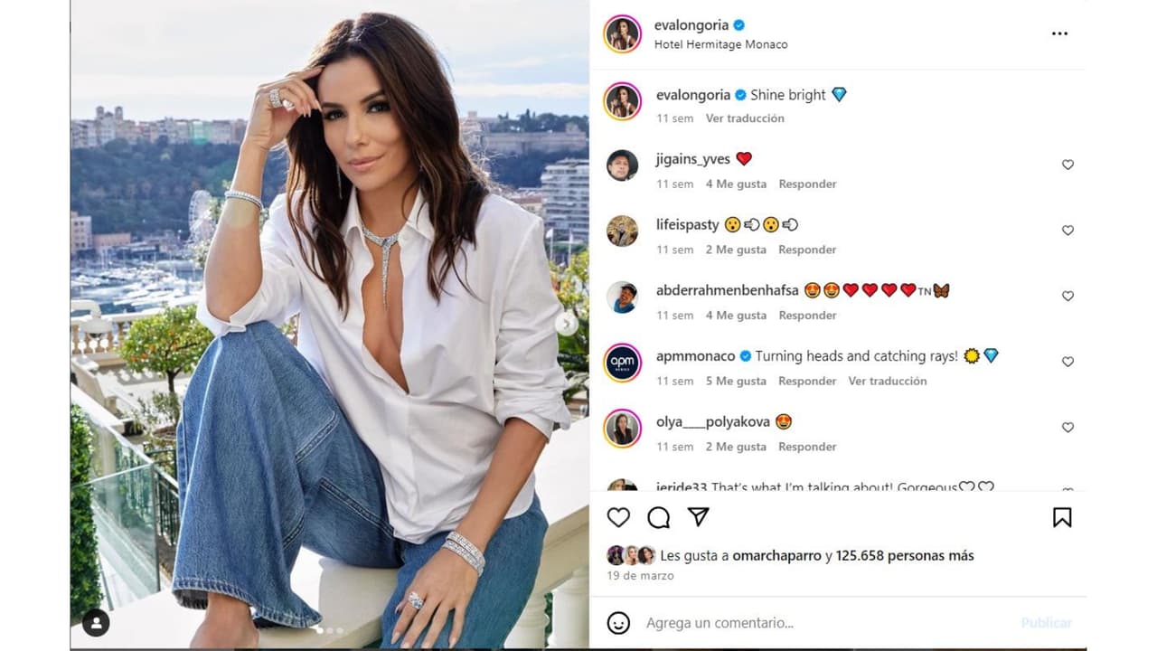 Eva Longoria muestra cómo usar jeans