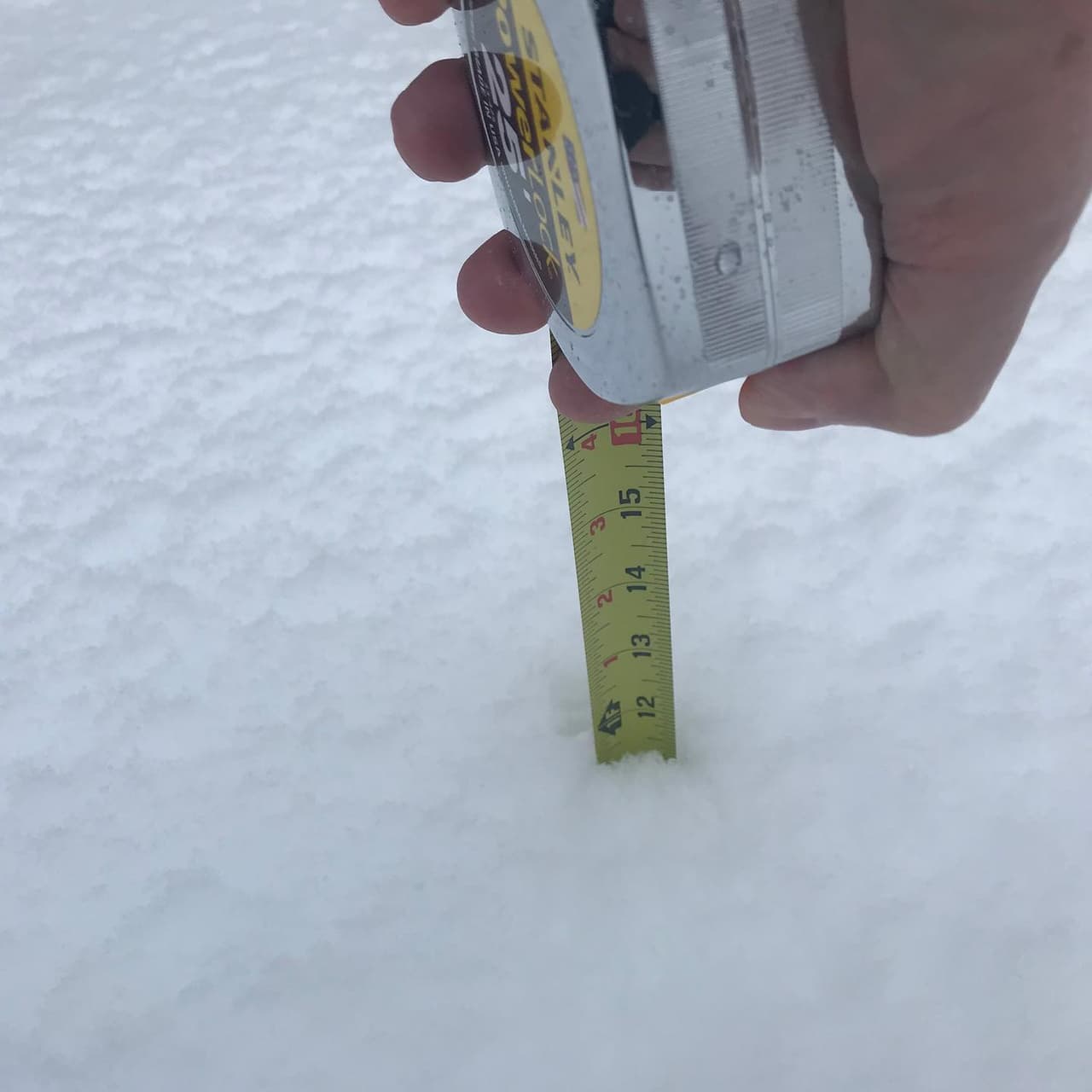 Usuarios de redes sociales reportan 12 pulgadas de nieve acumulada, no sólo sobre el suelo, sino que también en los techos de las viviendas.