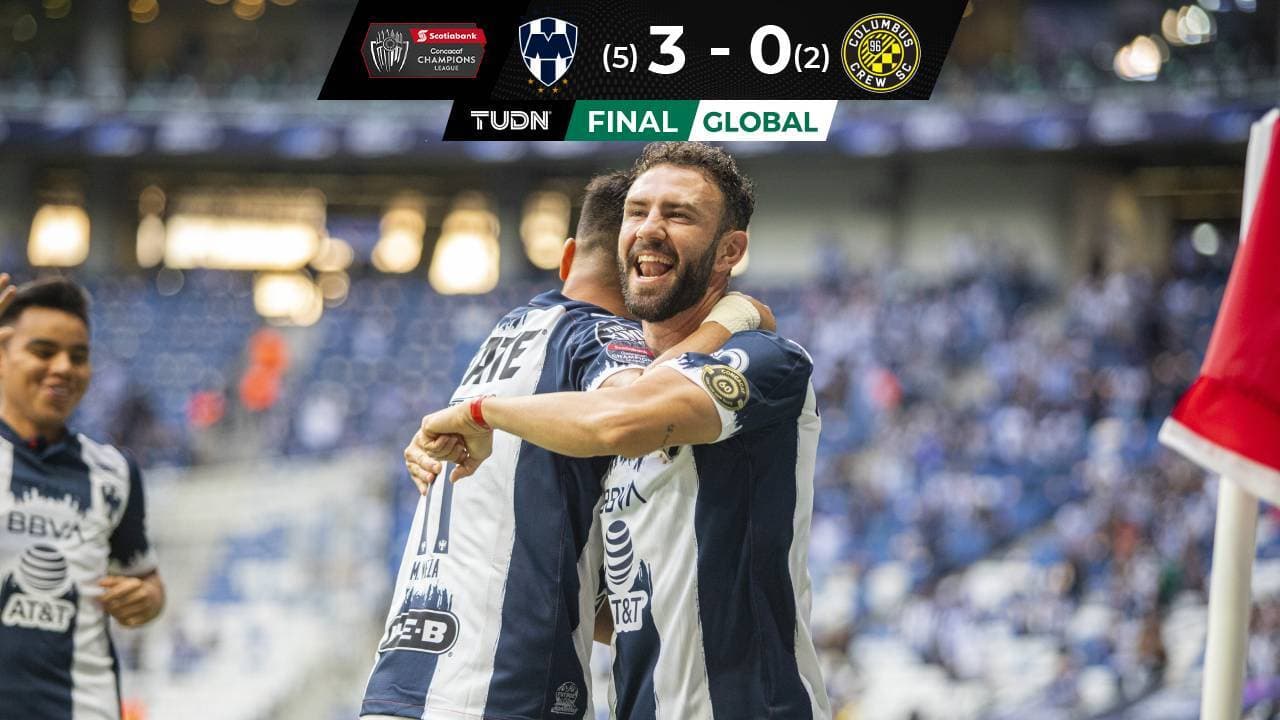 Monterrey golea al Columbus Crew y avanza a las Semifinales 