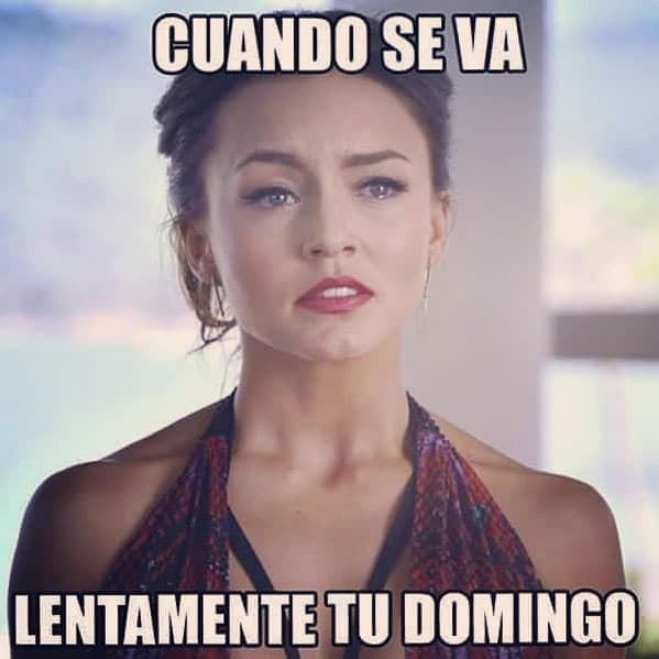 ¿Quién no pone esta cara al ver cómo se desvanece el maravilloso domingo?