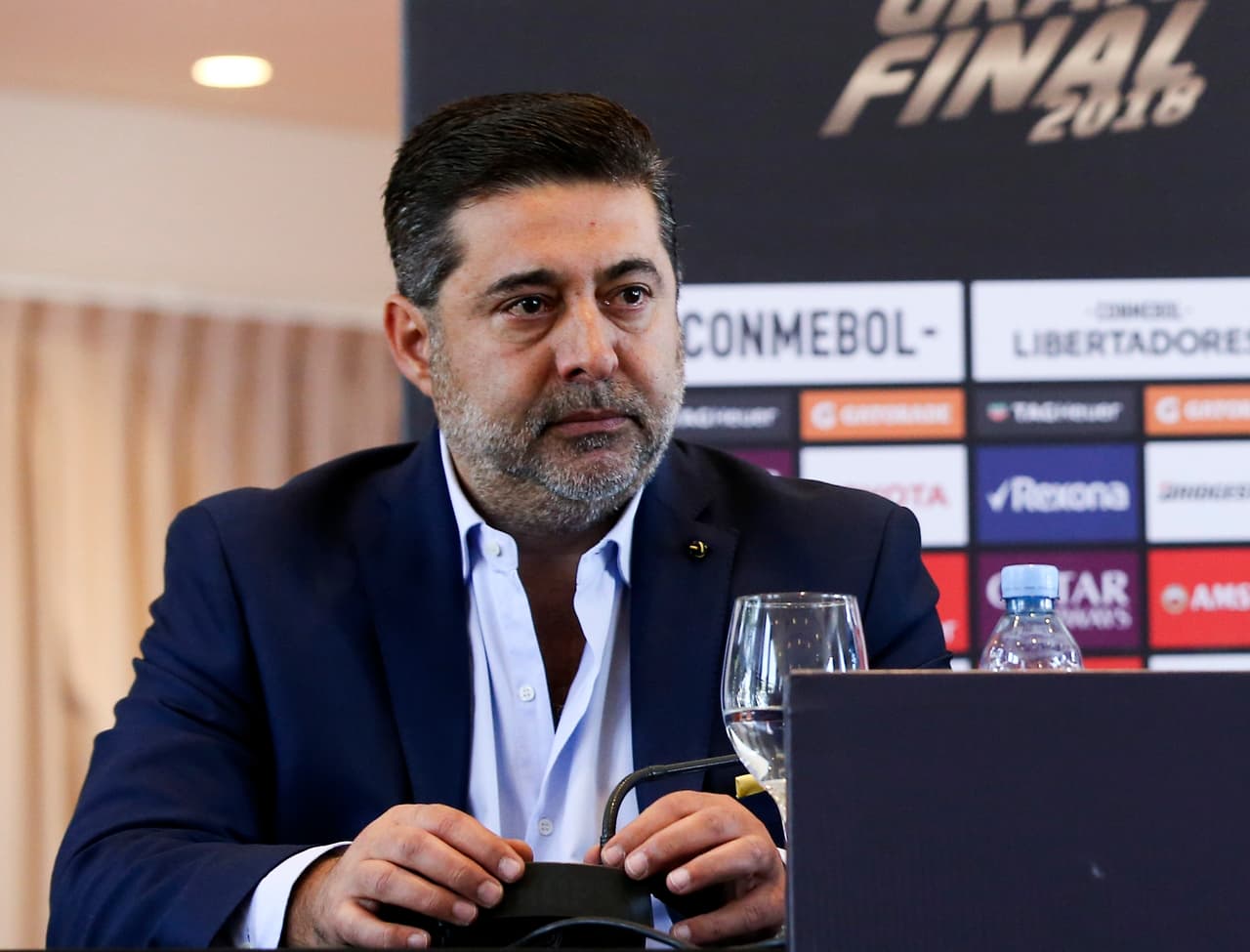 Daniel Angelici, presidente del club Boca Juniors.