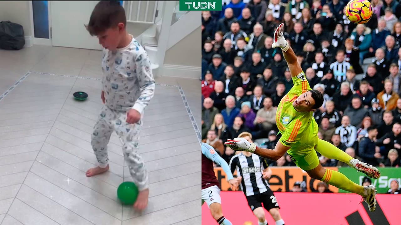 Hijo de Dibu Martínez sorprende con su dominio de pelota