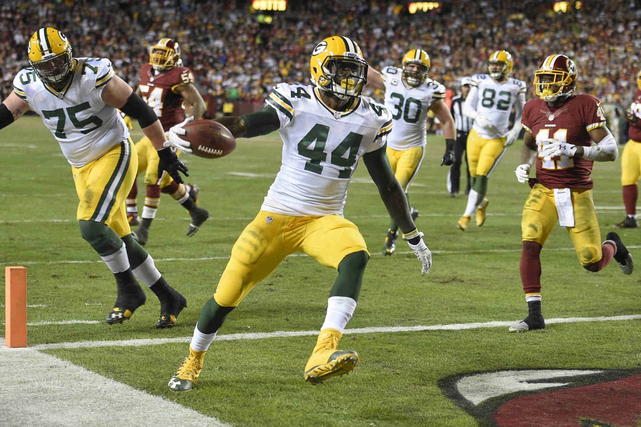 Packers 35-18 Redskins: Green Bay con puro ataque terrestre supera a los Redskins