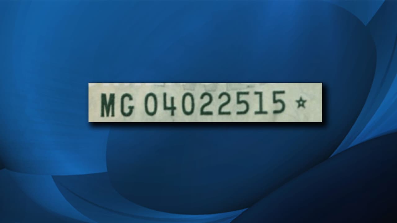 Se utiliza un sufijo "estrella" para identificar los denominados billetes sustitutorios durante el proceso de producción.