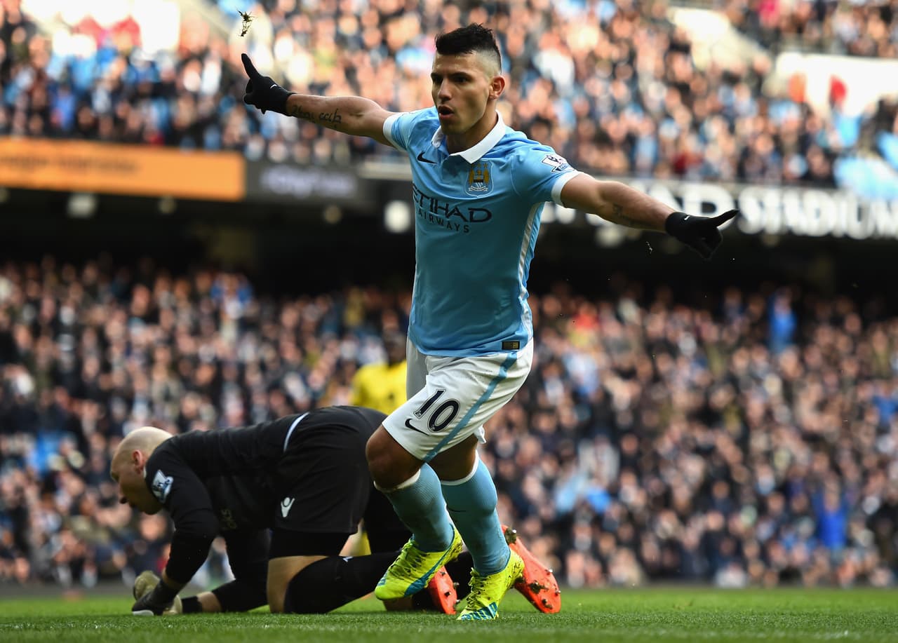 Manchester City 4-0 Aston Villa: Los Citizens golean al colista con doblete del Kun Agüero