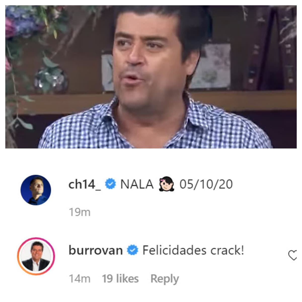 Ahí recibió algunas felicitaciones como la de
<b><a href="https://www.univision.com/famosos/los-bebes-que-trajo-la-pandemia-estos-10-famosos-estan-a-punto-de-ser-padres-fotos" target="_blank"> Jorge 'El Burro' Van Rankin</a></b>, quien también será padre por tercera ocasión en próximas semanas.
<br>