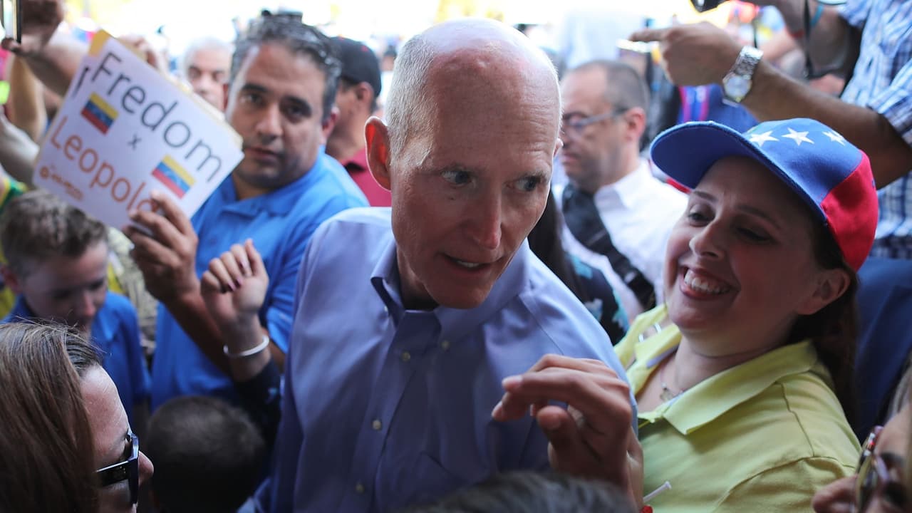 "No es suficiente que Leopoldo López esté en casa": Rick Scott pide la liberación de los presos políticos en Venezuela