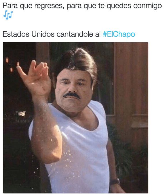 Así reaccionó la gente en redes sociales con la extraditación del Chapo Guzmán el jueves 19 de enero.