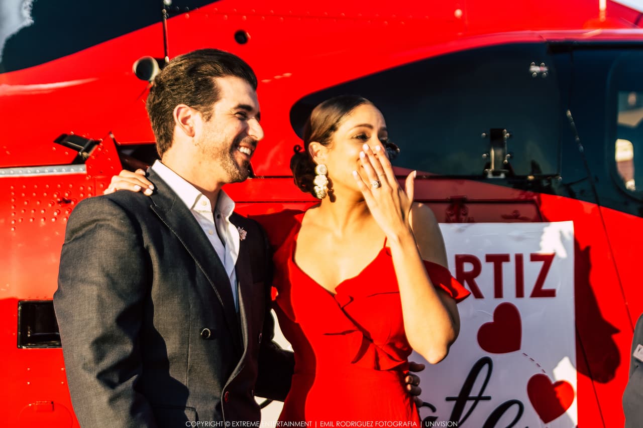 Así fue la propuesta de matrimonio a Aleyda Ortiz