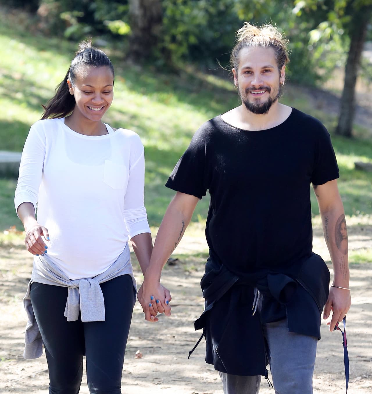 Sólo los amigos y familiares más cercanos a la pareja los aacompañaron el día de su boda.