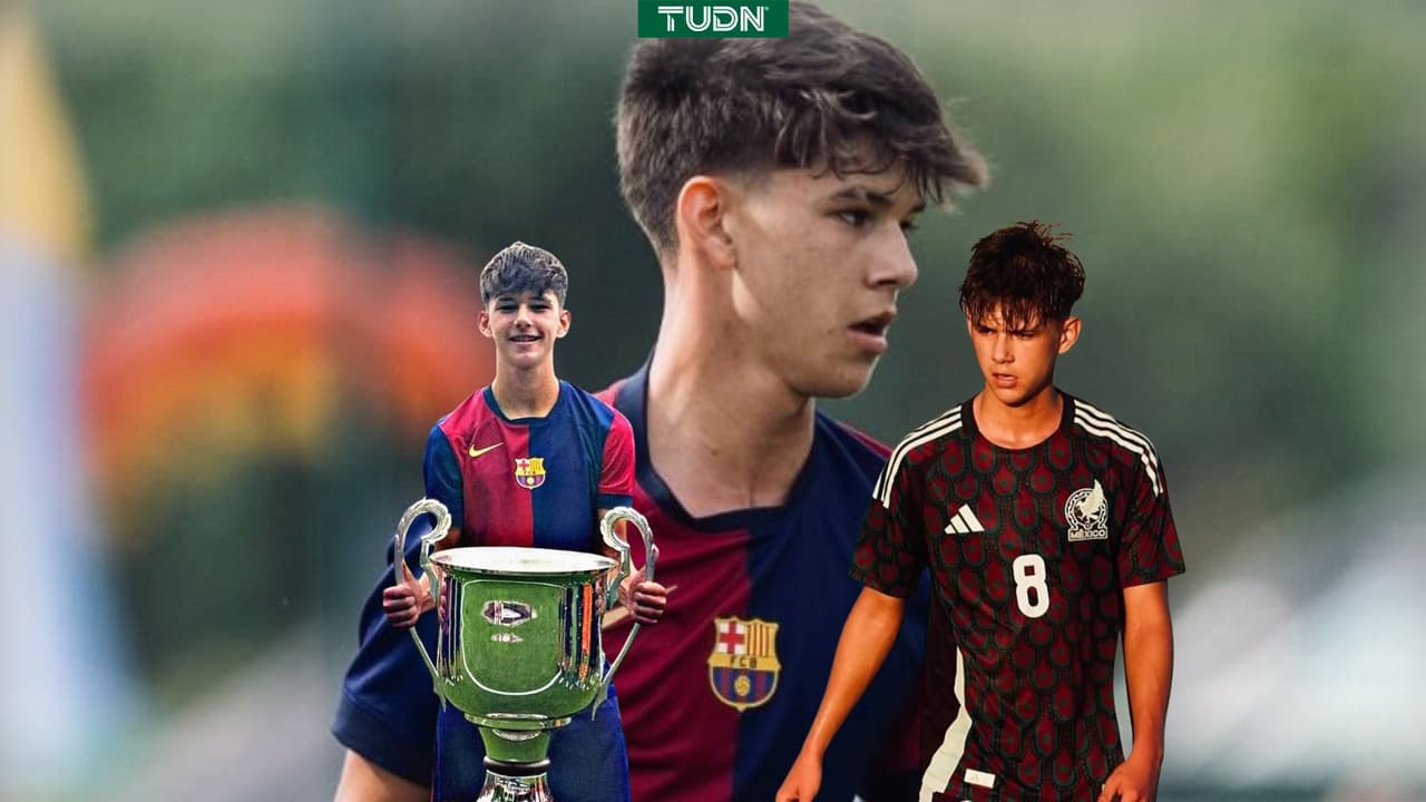 Robert Oliveras, el canterano del Barcelona que juega para la Selección Mexicana 