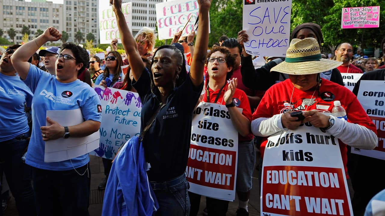 Crónicas de un paro de maestros anunciado en Los Ángeles