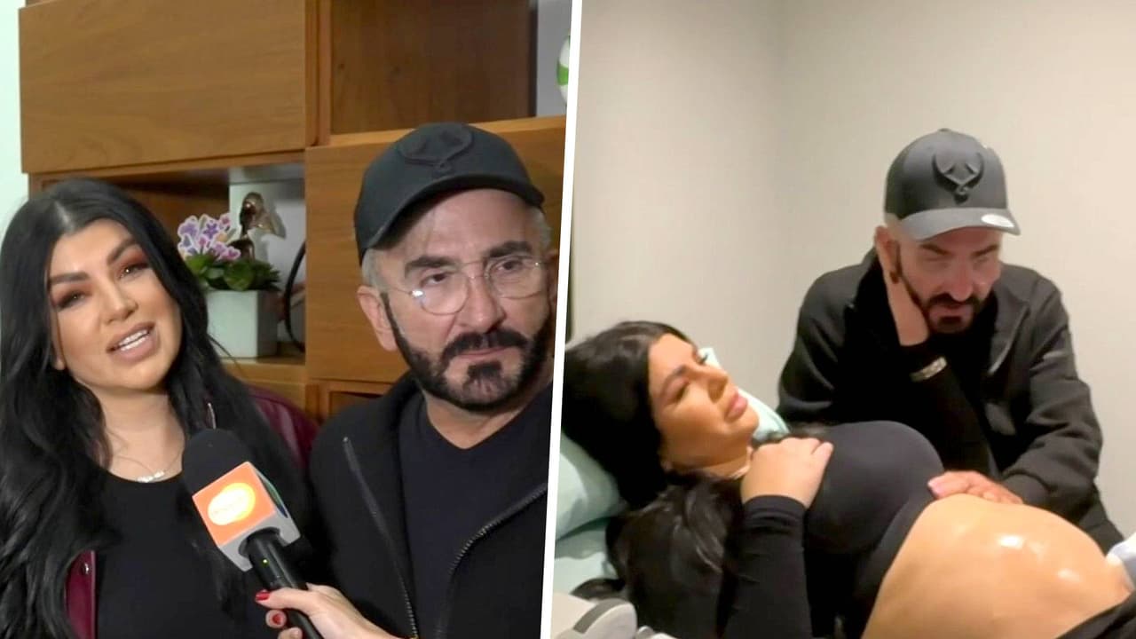 Vicente Fernández Jr. y Mariana González nos dan acceso a la ecografía de su bebé