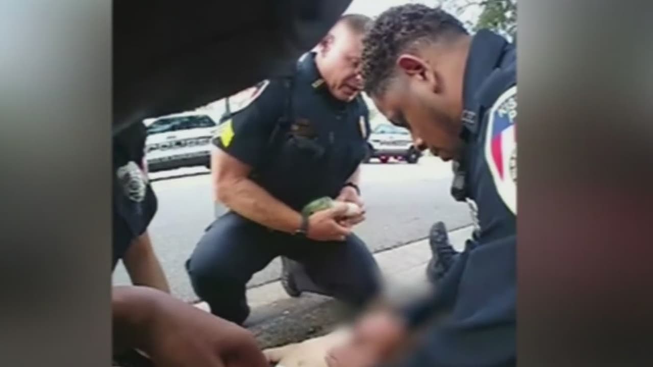 Un bebé se atoró con una galleta 'Goldfish' y un policía le salva la vida en Florida