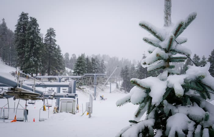 <b>Yetis Snow Park:</b>
<br>El lugar ubicado en las montañas del condado de San Bernardino está abierto durante este fin de semana. El ingreso es limitado debido al coronavirus. Para conocer cómo disfrutar de la nieve en sus laderas y otras atracciones puedes visitar su sitio en 
<a href="https://www.mthigh.com/site/mountain/events-and-activities/yetisnowplay.html" target="_blank">internet</a>.
<br>
<br>
<b>Dirección:</b> está ubicado en el Mountain High Resort 24510 State Highway 2, Wrightwood, CA 92397