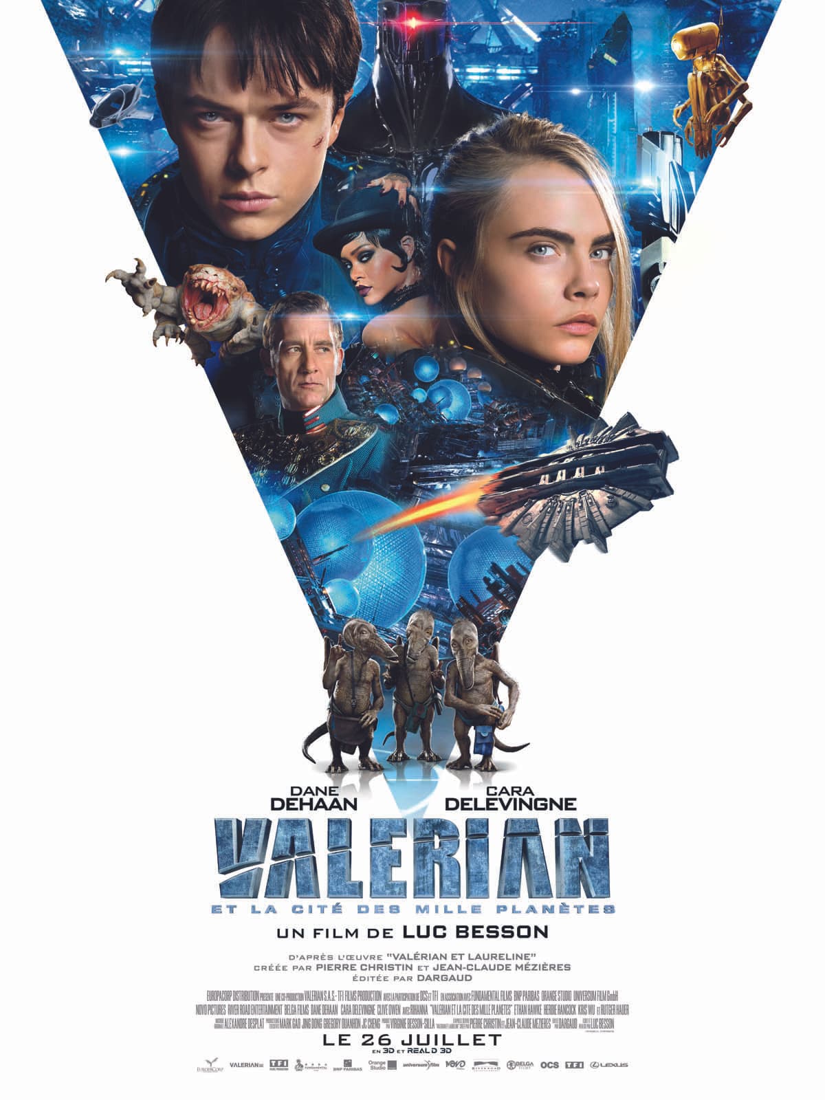 Cara Delevigne protagonizó la película "Valerian and the City of a Thousand Planets", un film de aventuras y ciencia ficción, género en el que la modelo hizo su debut.