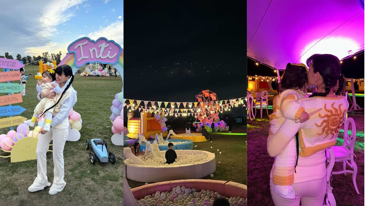 Las primeras imágenes de la fiesta de cumpleaños de Inti.