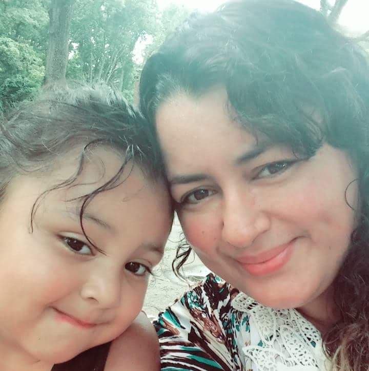 Karla Cruz, 38, and her daughter Zury, 6.