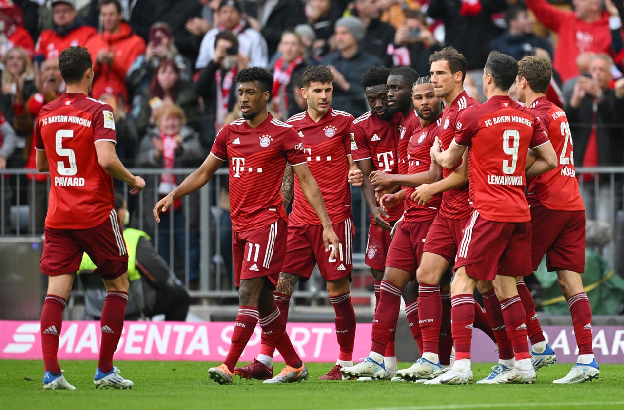 El segundo gol del Bayern Munich se produjo por conducto de Robert Lewandowski.
<br>