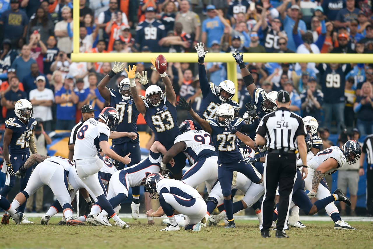 Los Chargers respondieron con gol de campo que puso 22-20 el marcador pero Brandon McManus, con el reloj en cero, conectó intento de 34 yardas para dejar sembrado a LA y vencerlo 23-22.