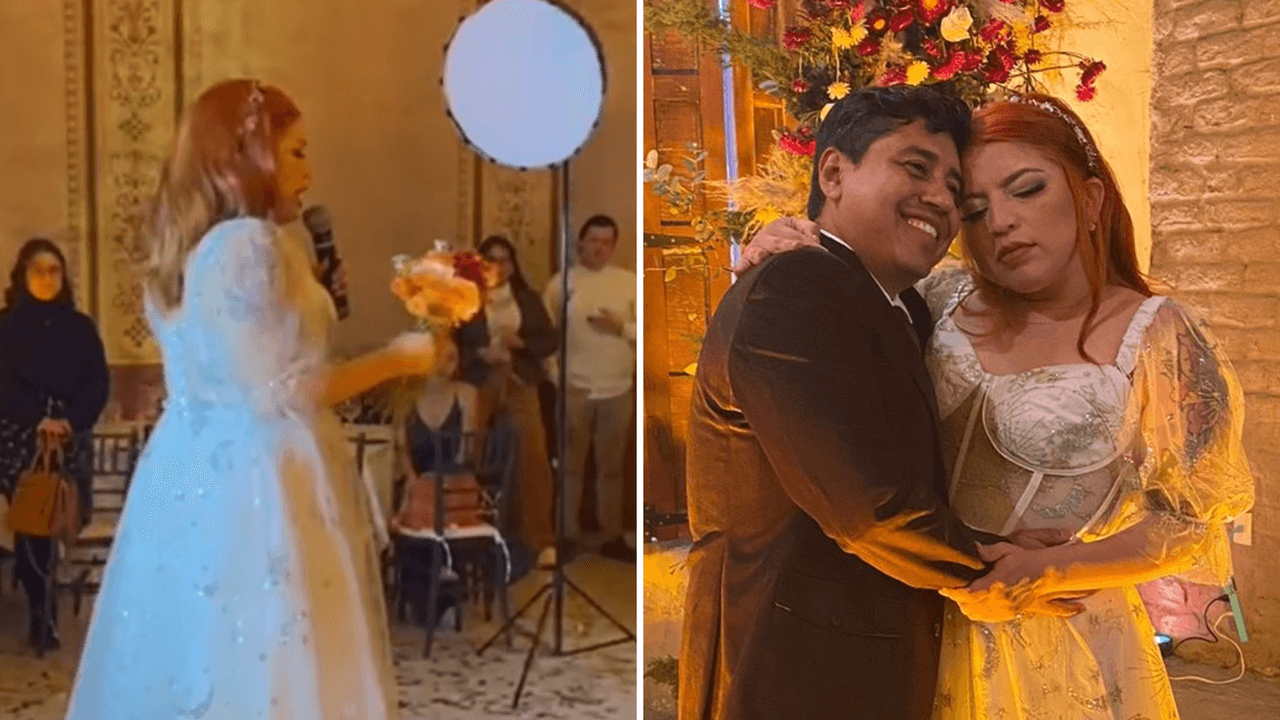 Novia se niega a lanzar el ramo en su boda y lanza polémico discurso a sus amigas: “Son mujeres completas”