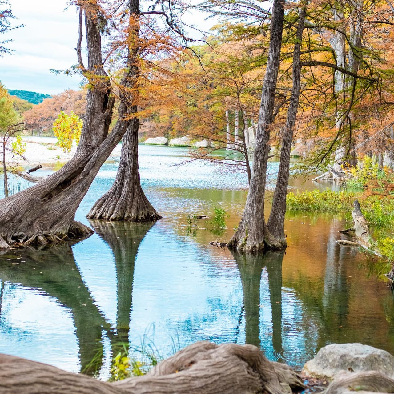 El parque ofrece muchas millas de senderos para caminatas y opciones para acampar.