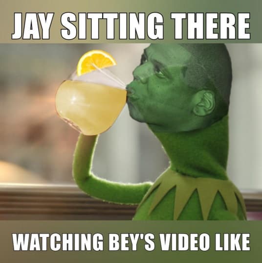 Claro, hasta en la misma piel de 'René' Jay Z parece preocupado por esta penosa situación.