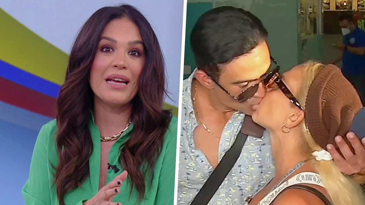 Fue cuestionada sobre el compromiso de su ex con la cubana y su respuesta fue tajante. 
<br>
<br>