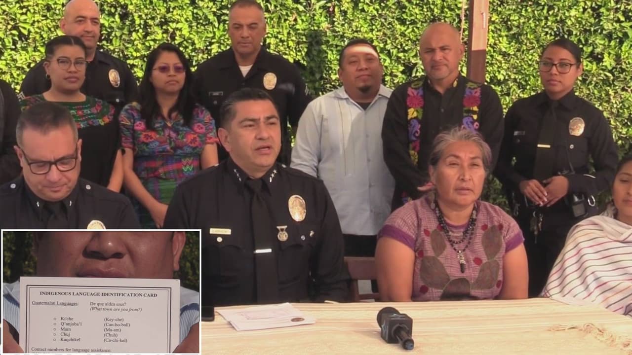 Relanzan iniciativa que facilitará la comunicación de la comunidad indígena con la policía de Los Ángeles