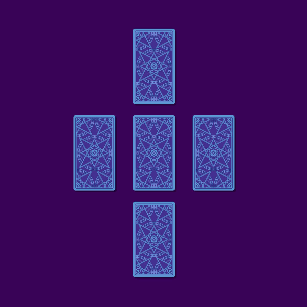 Hay más tipos de tiradas como la de la cruz sencilla a cinco cartas, la de los siete chakras o las encrucijadas.